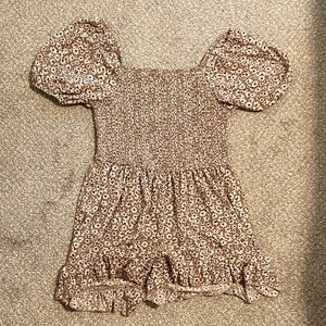 Floral Puff Sleeve Romper